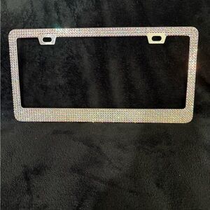 Rhinestone License Plate Frame